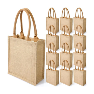 Durable Reusable <b>Womens</b> Jute Tote Bag <b>for</b> Shopping Custom Popular Lifestyle Bags <b>for</b> Promotion Wholesale Textile Packaging - Product Image 3