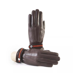 Gants d'hiver chauds de haute qualité avec manchette longue, gants professionnels en cuir de vachette pour le ski et le patinage - Product Image 2