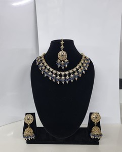 2026 Trendy Exquisite Zircon Jewelry Set 4 Piece Traditional <b>Wedding</b> & Party Set Wholesale Indian Ethnic Bridal <b>Accessories</b> - Product Image 2