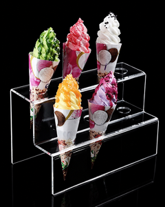 Nuevo y Atractivo Exhibidor de Acrílico Transparente Moderno para Palomitas, Conos de Helado, Mostrador de Tienda - Product Image 3