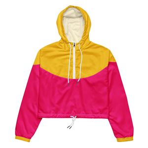 Gran oferta, chaqueta de lluvia impermeable a la moda para mujer, cortavientos ligero con capucha transpirable, chaqueta de nailon para mujer con bloque de Color para exteriores - Product Image 6