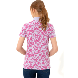 OEM ODM <b>Ladies</b> Stylish <b>Polo</b> Tee Lightweight Summer Collection Women Trendy Stripe <b>Polo</b> Shirt Fashion Knitwear Design - Product Image 3