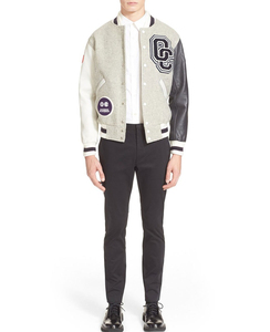 เสื้อแจ็คเก็ต Champion รุ่น Letterman Varsity Bomber แบบมีซิป ปิดด้วยซิป พร้อมแขนเสื้อหนังเทียม - Product Image 3