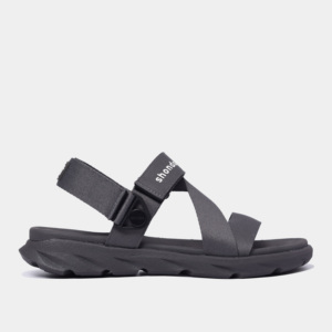 Sandales unisexes style moderne à bout ouvert, gris foncé, souples et respirantes, avec sangle de talon rotative - Product Image 2