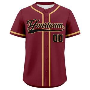 Camiseta de Béisbol Personalizada de Alta Calidad, Sublimada en Poliéster, para Equipos - Product Image 3