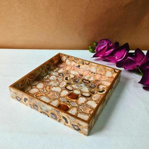 Nouveauté : Plateau de service rectangulaire en MDF émaillé imprimé, pour la maison, le thé, le café et le petit-déjeuner - Product Image 3