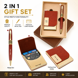 Custom Logo Personalized <b>Printing</b> Metal Pen and Keychain Gift Set Red Business Promotional Giveaway for Corporate Gifting - Product Image 6