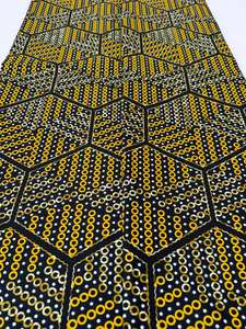 Tissu 100% en coton avec texture douce imprimé à la cire africaine pour la mode et la décoration intérieure en Libye - Product Image 5