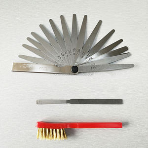 अंतर चौड़ाई या मोटाई मापने के लिए 32 ब्लेड स्टील फेलर गेज माप उपकरण - Product Image 2