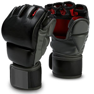 Gants de boxe MMA personnalisés de haute qualité en cuir, légers, respirants, avec sangle de poignet réglable, couleur et logo personnalisés - Product Image 1