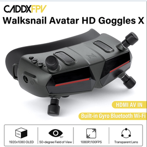 แว่นตา avatar HD ที่ดีที่สุด X สำหรับ FPV 1080P 100FPS FOV50ตัวแทนที่ด้วยแสง vrx AV มีน้ำหนักของแท้ - Product Image 3