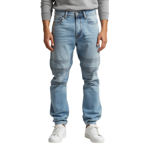 Pantalon en toile empilée pour homme, taille élastique, style urbain - Product Image 3