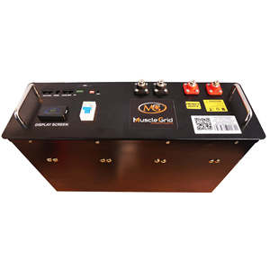 Batterie au lithium 48V avec BMS Bluetooth, capacité 120AH, 6000 cycles de vie, écran LCD, design compact - Product Image 1