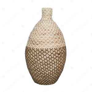Vietrustic – Organisateur de plantes et de fleurs en gros, vase en jonc de mer en spirale, grands pots de plantes d'intérieur pour salon - Product Image 2