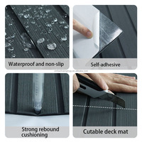 Ventes directes d'usine tapis de sol EVA tapis gris foncé modifié yacht deck marine rv tapis antidérapant