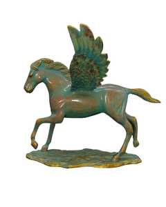 Figura de Pegaso de Latón Hecha a Mano, Escultura Animal Moderna y Tradicional, Decoración de Mesa, Pieza de Arte para Sala de Estar, Personaliza tu Estilo - Product Image 1