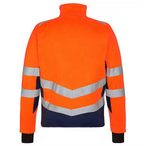 Vêtement de travail d'hiver haute visibilité pour homme, combinaison réfléchissante de sécurité, softshell, coton certifié Oeko-Tex - Product Image 5