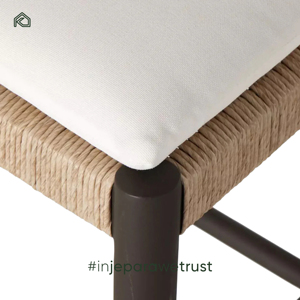 Commercial Grade Solid Teak Wood Fabric <b>Dining</b> <b>Chair</b> Modern Design Eco-Friendly Waterproof Outdoor Hotel Restaurant Resort Villa - Product Image 6