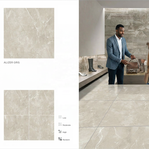 Alizer Gris Exportación barata 800x800mm Azulejos PGVT de cuerpo completo 80x80cm Porcelana Etiopía Suelo de centro comercial de baño gris oscuro - Product Image 1