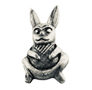 Moderne argent Antique fonte lapin porte tiroir armoire boutons tirer poignée pour chambre salle de bain armoire commode meubles - Product Image 1