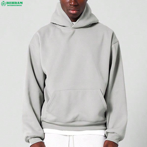 Sweat à capuche court unisexe thermique en gros, 100% coton molletonné/éponge française, épais, double couche, séchage rapide, respirant, haute qualité - Product Image 1