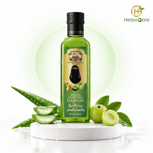 Aceite Capilar de Amla y Aloe Vera, Aceite Capilar Botánico Nutritivo, Textura Suave, Fórmula Ligera, Cuidado del Cuero Cabelludo, Tratamiento Capilar Diario, OEM - Product Image 2