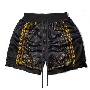 Pantalones Cortos de Lona con Estampado por Sublimación de Moda de Verano con Logotipo Personalizado, Pantalones Cortos Deportivos Transpirables de Poliéster 100% para Hombre - Product Image 1