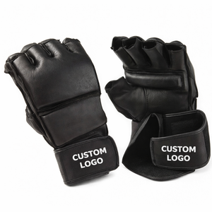 Gants de combat MMA à demi-doigts avec sangle de poignet, directement du fabricant - Product Image 1