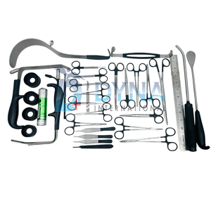 Juego de 32 Piezas de Alta Calidad para Aumento de Senos con Caja de Acero Inoxidable (Recubrimiento Negro), Instrumentos de Cirugía Plástica con Certificación CE - Product Image 2