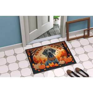 Weimaraner Fall <b>Doormat</b> Non-Slip <b>Washable</b> Low Pile Indoor/Outdoor Entryway Rug 24H X 36W Front Door Mat - Product Image 4