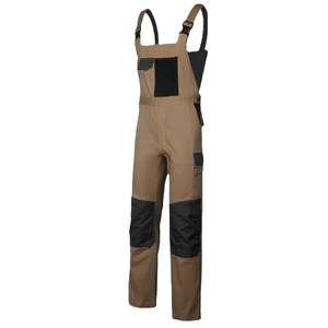 <b>Men's</b> <b>Khaki</b> Work <b>Pants</b> with Black Knee Pads Abrasion Resistant Tactical <b>Cargo</b> Trousers - Product Image 4