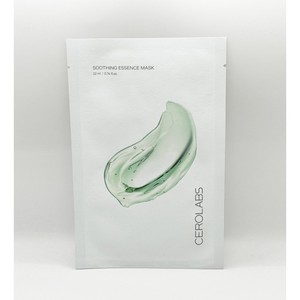 Masque visage coréen CEROLABS Soothing Essence Mask 5, 1 masque en feuille, masque en feuille coréen - Product Image 1