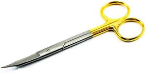 Tijeras Quirúrgicas Profesionales de Alta Calidad, 3 Piezas, Acero Inoxidable Alemán Fox, Curvadas TC, 13 cm, Super Corte Dental, Veterinarias - Product Image 6