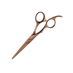 Ciseaux de barbier de qualité japonaise faits à la main, en acier inoxydable 440C, qualité supérieure, ciseaux de barbier à crochet fixe, finition or rose - Product Image 2