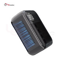 Mini Compresor de Aire Recargable de ABS con Pantalla LED, Apagado Automático y Alta Presión para Bicicletas, Motocicletas y Balones