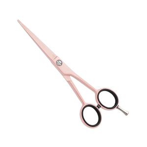 กรรไกรตัดผมใบมีดสแตนเลสคมสำหรับร้านตัดผมสีชมพูอ่อน - Product Image 5