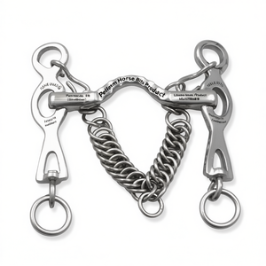 Bocado de Caballo Portugués de Acero Inoxidable, Bocado de Equitación Duradero, Equipo Ecuestre - Product Image 2