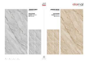 Carrelage en porcelaine haut de gamme sans fin, 24x48 pouces, surface brillante, aspect marbre luxueux pour murs et sols - Product Image 4