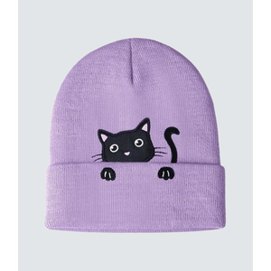 Bonnet mignon Kitty chat violet - Product Image 2