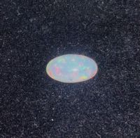 Opale de feu blanche naturelle d'Éthiopie Welo, cabochon taille libre 5-8 carats, taille brillant, multi-feu, pour la fabrication de bijoux