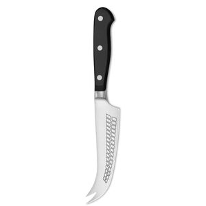 Cuchillos para Queso Premium de Acero Inoxidable con Hoja Afilada y Orificios Grandes, Mango Ergonómico Negro para Cortar, Rebanar y Servir Queso - Product Image 2
