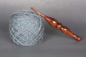 Crochets à crochetage en bois faits à la main, durables, avec poignées en résine colorées et solides, 3,5 mm-6 mm, outils de tricot, bricolage, artisanat, art populaire, Uttar - Product Image 5