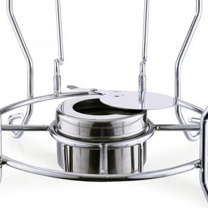 หม้อสต็อกสแตนเลสอย่างดี พร้อมฝาแก้วนิรภัย อเนกประสงค์ ใช้สำหรับอุ่นอาหารบุฟเฟ่ต์และเสิร์ฟอาหารสำหรับงานจัดเลี้ยง - Product Image 5