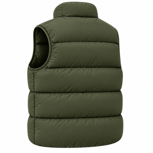 Chaleco Acolchado para Hombre al por Mayor, Sin Mangas, Cálido, de Invierno, para Exteriores, Color Sólido, Personalizado, Ropa Exterior Masculina - Product Image 6