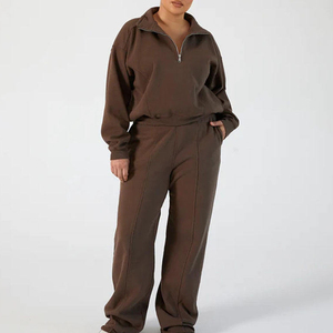Nouvel ensemble de survêtement décontracté pour femme automne 2026 – Sweat-shirt et pantalon de sport oversize 2 pièces pour femme - Product Image 6