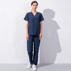 Uniformes Médicos de Alta Calidad, Chaqueta de Manga Larga Elástica, Uniforme de Enfermería para Hospital, Conjuntos de Uniformes Médicos para Mujer - Product Image 5