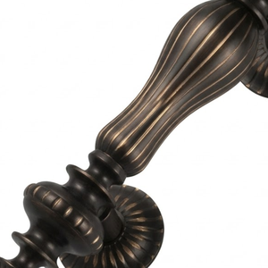 Manija de Puerta Exterior Moderna y Duradera de Latón Sólido Titan Premium |   Arquitectura Decorativa Acanalada para Hoteles Residenciales de Lujo - Product Image 4