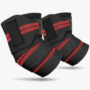 Vendas ajustables de neopreno para levantamiento de pesas, soporte elástico para codo, para fitness, entrenamiento y culturismo - Product Image 1