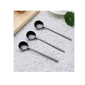 Cuchara de Té de Metal de Grado Alimenticio, Cuchara de Café de Acero Inoxidable, Cuchara para Azúcar, Cuchara para Postre, Uso Seguro en la Cocina y el Comedor - Product Image 1