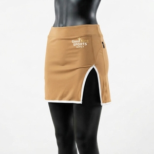 <b>Women's</b> Breathable Seamless <b>Skorts</b> High Performance Customizable Sports Skirts Mini Skirt Slit Built Inner Shorts - Product Image 3